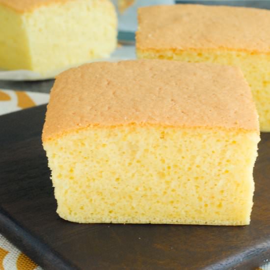 Taiwanese Sponge Cake - Recipe photo by mrspskitchen