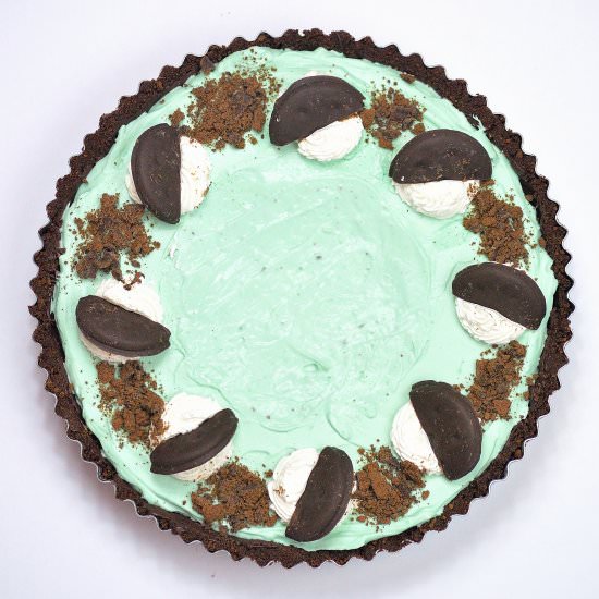Thin Mint® Grasshopper Pie - Recipe photo by IAteTheWholeThing