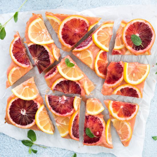 Blood Orange Lemon Bars - Recipe photo by followtheruels