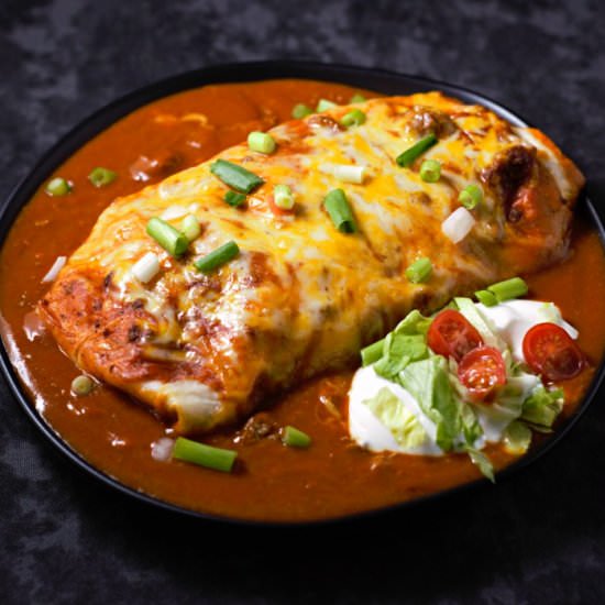 Smothered Wet Burritos - Recipe photo by ZonaCooks