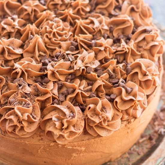 Chocolate Carrot Cake - Recipe photo by thegoldlininggirl
