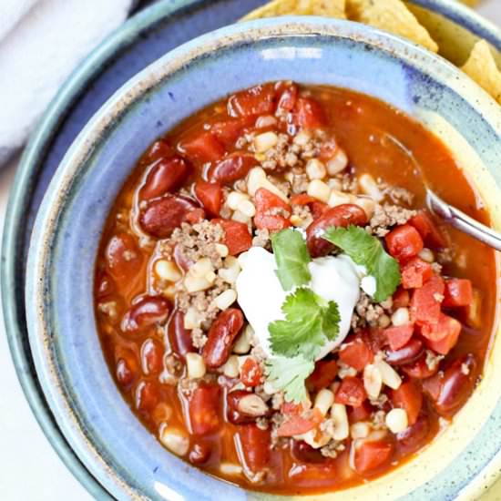 Taco Soup - Recipe photo by cleverlysimple