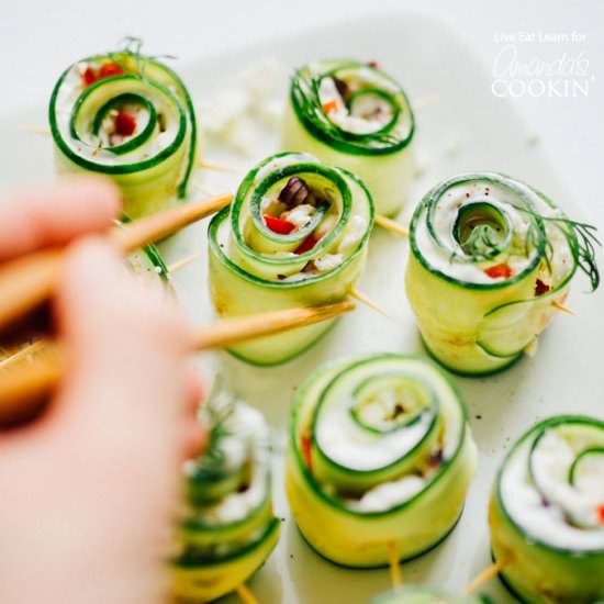 Greek Salad Sushi - Recipe photo by amandascookin