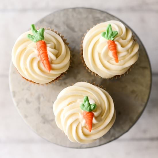 Carrot Cake Cupcakes - Recipe photo by tikkido