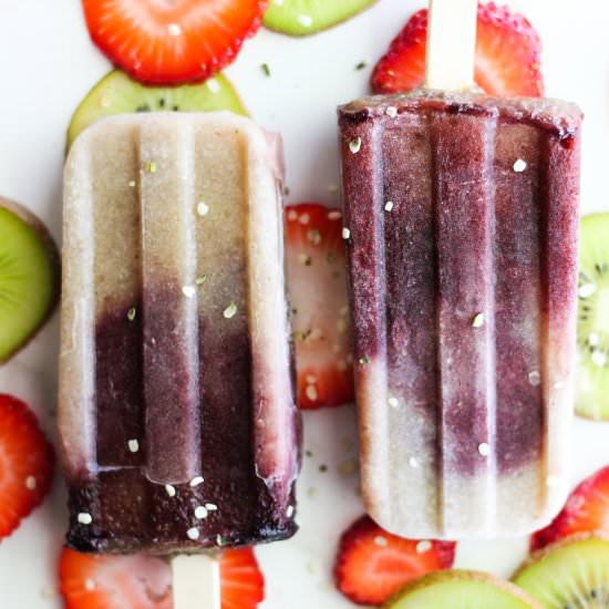 Banana cherry sugar free popsicles - Recipe photo by Berrymaple