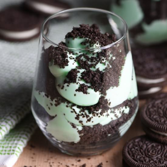 Grasshopper Parfaits - Recipe photo by bellyfull