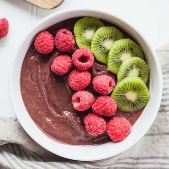 Raspberry Banana Acai Nicecream - Recipe photo by Solluna333