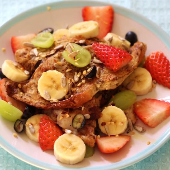 Vegan French Toast - Recipe photo by Whats Bean Cooking