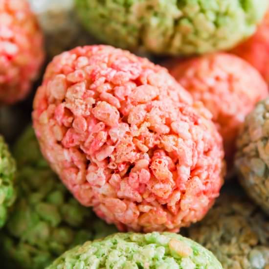 Cadbury Creme Egg Rice Krispie - Recipe photo by Thelifejolie