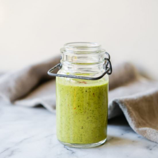 Mediterranean Chimichurri - Recipe photo by fedandfit