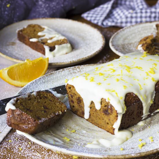 Spiced Date and Almond Carrot Cake - Recipe photo by Properfoodie