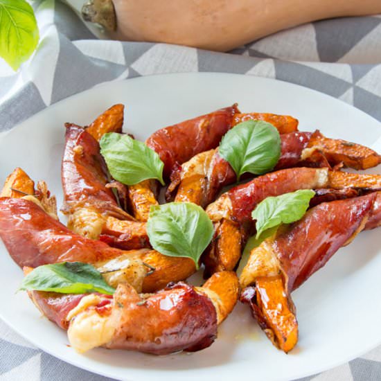 Pumpkin Wedges w/Speck & Glaze - Recipe photo by ItalianRecipeBook