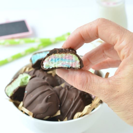 Coconut Easter Eggs - Recipe photo by sweetashoneynz