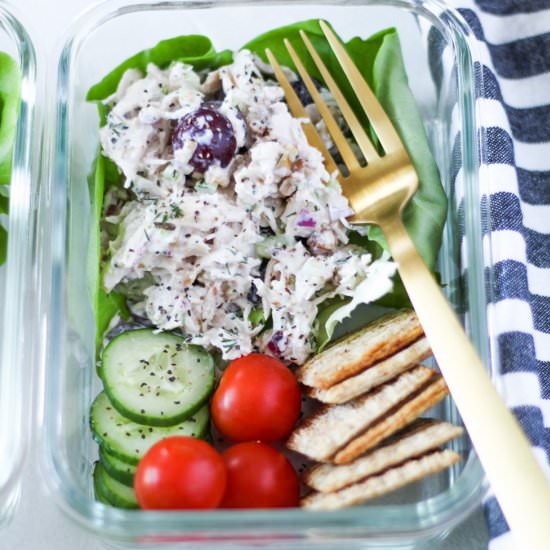 Meal Prep Chicken Salad - Recipe photo by thedelightfulbite