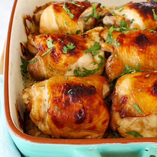 Oven Baked Chicken Teriyaki - Recipe photo by kidseatbyshanai