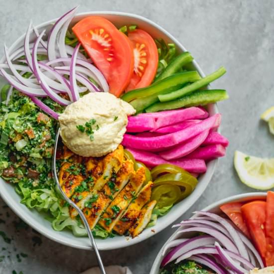 Chicken Shawarma Salad - Recipe photo by feelgoodfoodie1