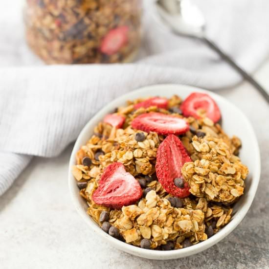 Chocolate Chip Granola - Recipe photo by rachelcooksblog