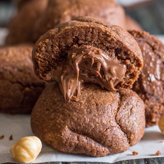 Double Nutella Stuffed Cookies - Recipe photo by an italian in my kitchen
