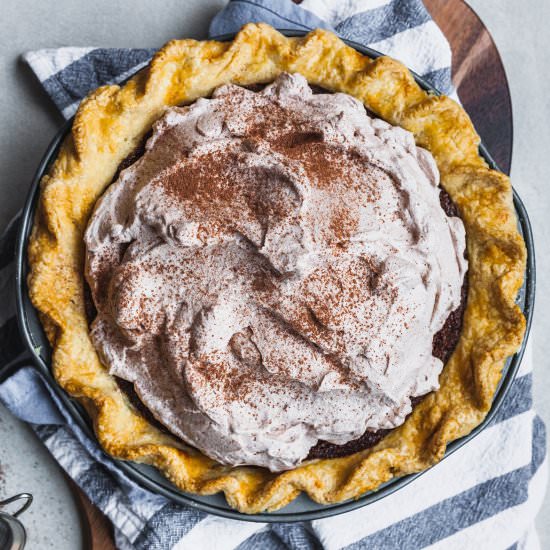 Chocolate Chess Pie - Recipe photo by olive_and_mango