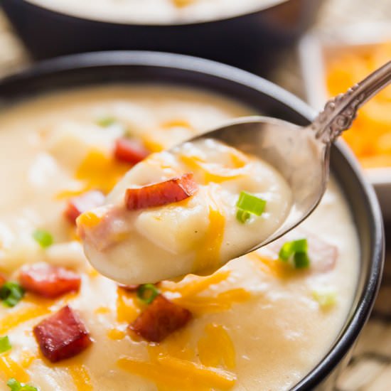 Leftover Ham and Potato Soup - Recipe photo by Thelifejolie
