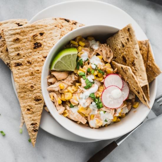 Chicken Nacho Bowls - Recipe photo by 3ScoopsofSugar
