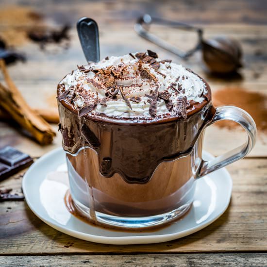 Best Homemade Hot Chocolate - Recipe photo by Blondelish.com