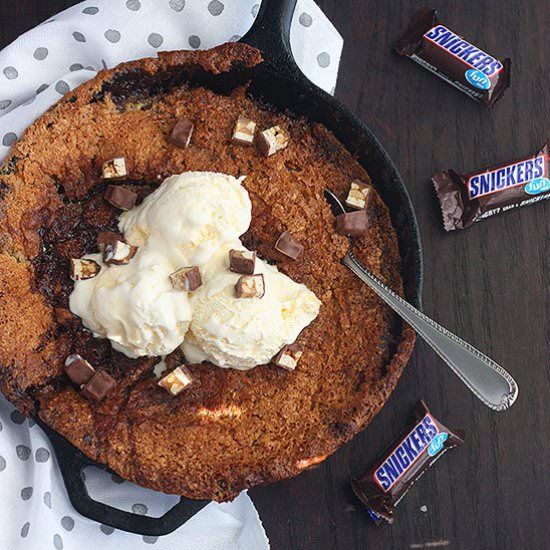Snickers Chocolate Cobbler - Recipe photo by cookingbride