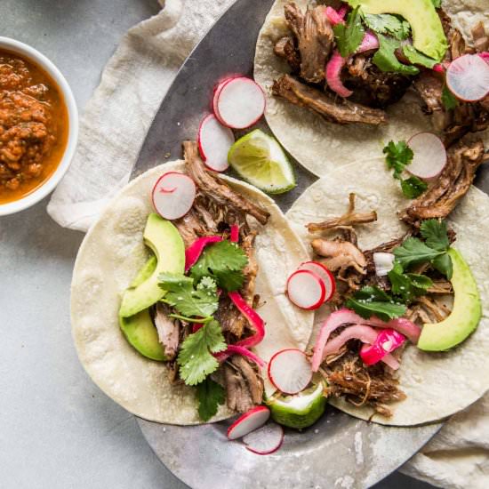 Instant Pot Pork Carnitas - Recipe photo by platingsandpairings