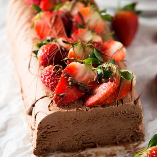 Chocolate Semifreddo - Recipe photo by Inside the rustic kitchen