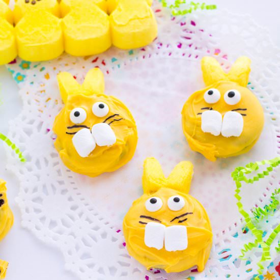 Easter Bunny Emoji Oreo Cookies - Recipe photo by No Plate Like Home