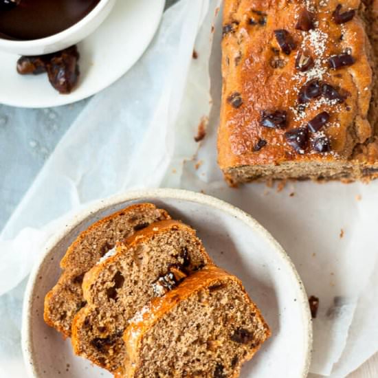 Healthy Date Loaf - Recipe photo by MySugarFreeKitchen