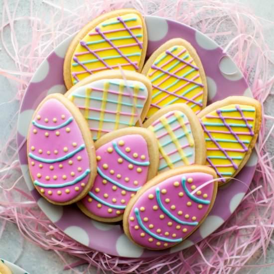 Easter Egg Sugar Cookies - Recipe photo by sallysbakingaddiction