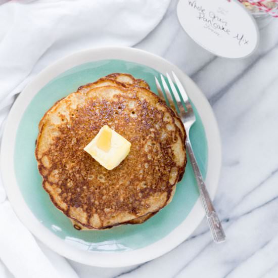 Whole Grain Pancake Mix - Recipe photo by wholefully