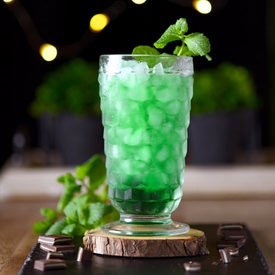Grandpa's Green Stinger Drink - Recipe photo by Mighty Mrs