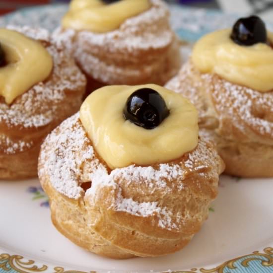 Zeppole di san giuseppe - Recipe photo by christinascucina