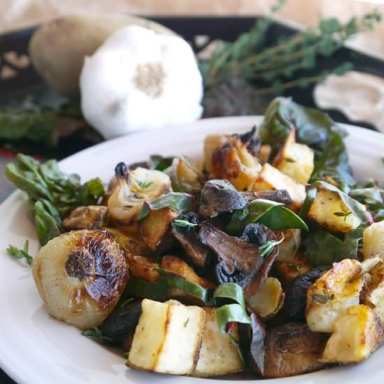 Wilted Swiss Chard Salad - Recipe photo by CookBetterThan