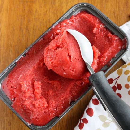 Strawberry Sorbet - Recipe photo by sandhiya