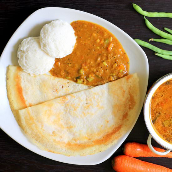 Tiffin Sambar - Recipe photo by F For Flavour