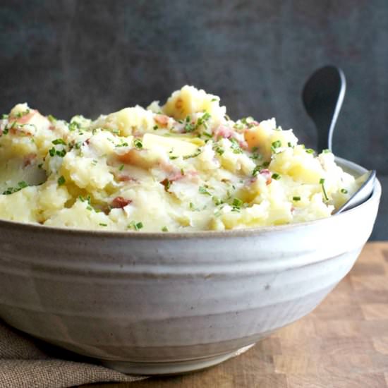 Smashed Red Potatoes - Recipe photo by PinchandSwirl