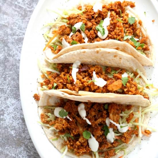 Mango BBQ Soy Curls - Recipe photo by richa