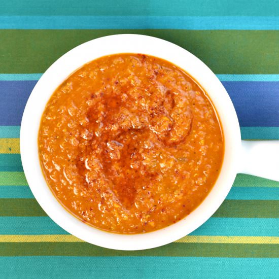 Ethiopian Red Lentil Stew – Misir Wot - Recipe photo by Spice Cravings