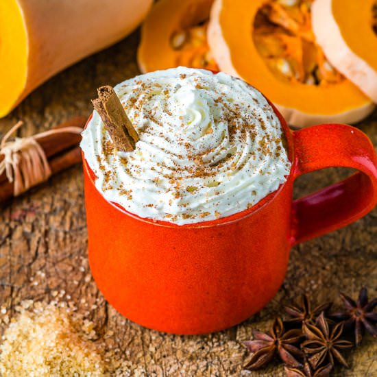 Best Pumpkin Spice Latte - Recipe photo by Blondelish.com