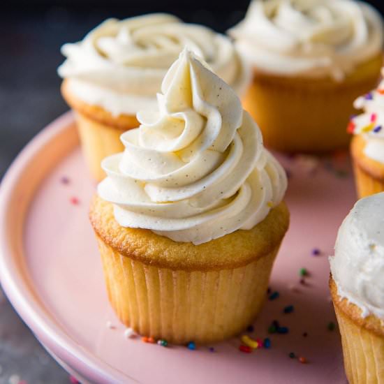 Perfect Vanilla Buttercream - Recipe photo by The Flavor Bender