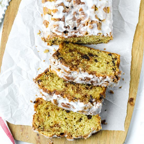 Gluten Free Cinnamon Swirl Bread - Recipe photo by Zest and Lemons