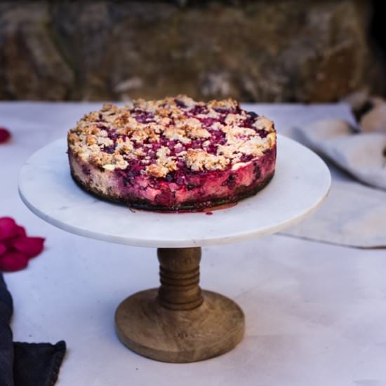 Ricotta Fruit Crumble Cake - Recipe photo by Can Caramelo