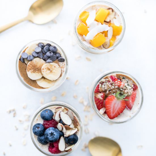 Easy Overnight Oats - Recipe photo by freeyourfork
