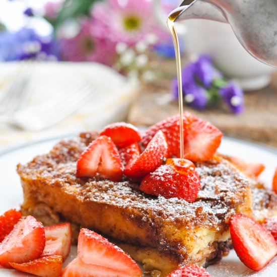 Dump & Bake French Toast Casserole - Recipe photo by The Seasoned Mom