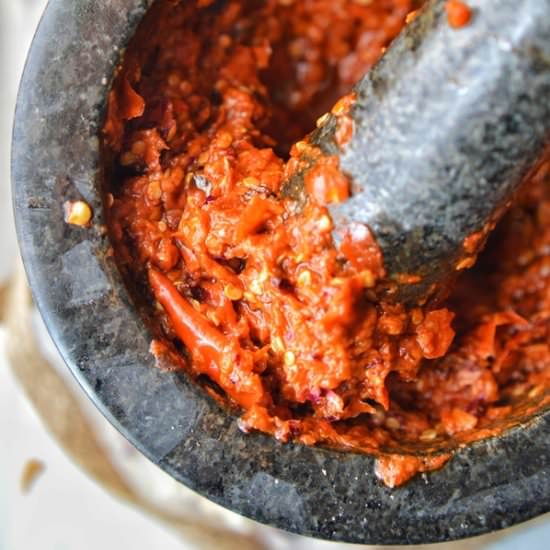 Homemade Rose Harissa - Recipe photo by TopFoodFacts