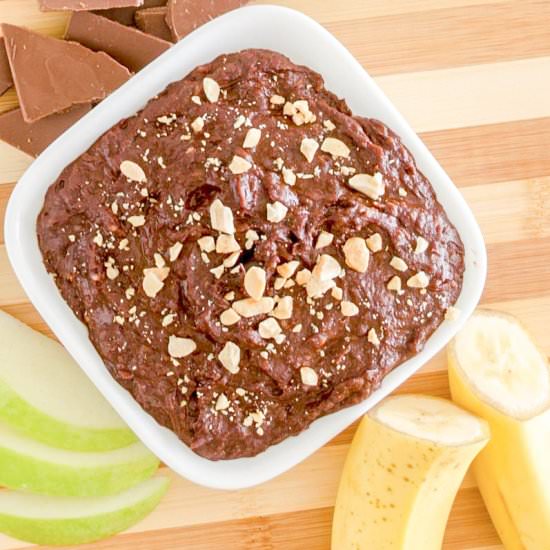 Chocolate & Peanut Butter Hummus - Recipe photo by palouse_brand