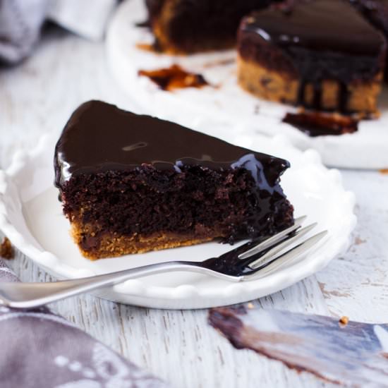 Cookie Crust Brownie Pie - Recipe photo by sugarsaltmagic